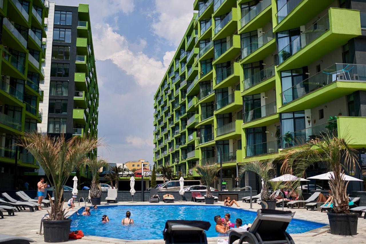 Cristalex Aparthotel & Spa Mamaia Nord Năvodari Extérieur photo