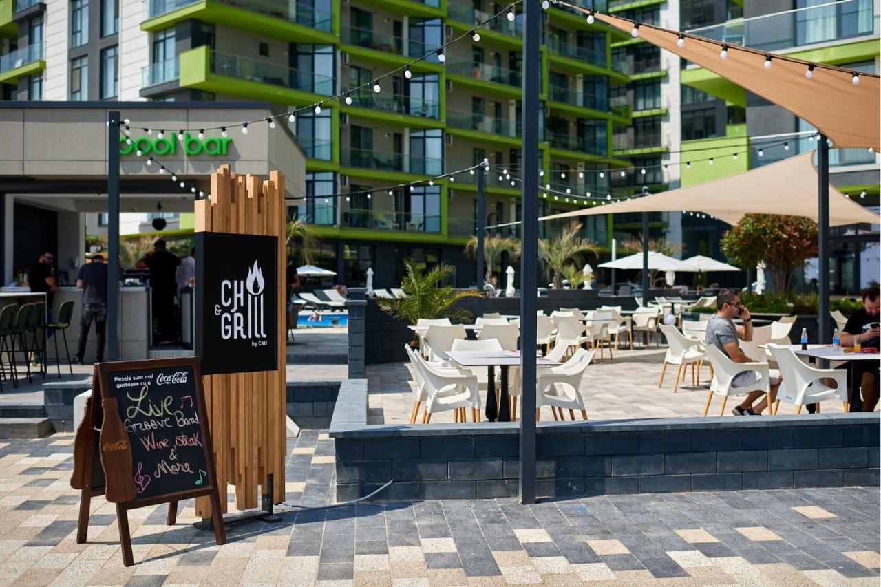 Cristalex Aparthotel & Spa Mamaia Nord Năvodari Extérieur photo